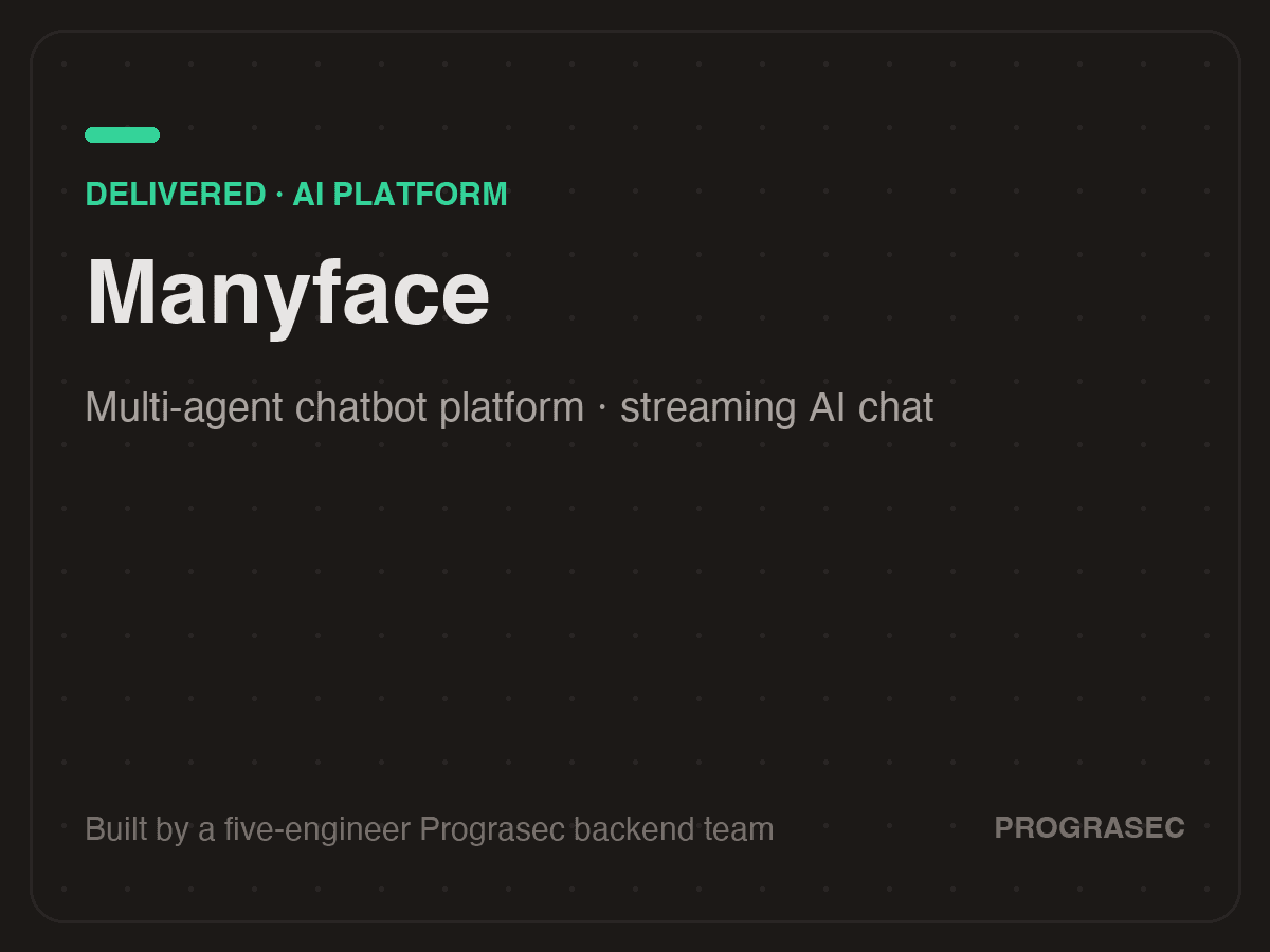 Manyface — Artificial Intelligence project by Prograsec